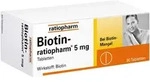 Biotin Ratiopharm 5 mg Tabletten