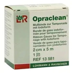 Opraclean Mullbinde zur, zum Tampon.m.Jodoform 2cmx5m