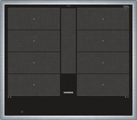 Siemens EX645LYC1E iQ700 Kochfeld 58,3cm Induktion Edelstahl Rahmen schwarz