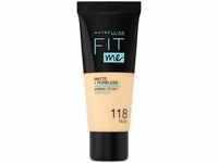 Maybelline Fit Me! Matte + Poreless Make-Up Nr. 118 Nude Foundation 30ml