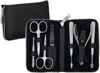 Erbe Collection Carbon Manik&uuml;re Rei&szlig;verschluss-Etui