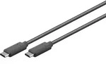 USB-C 3.1 Generation 1 Kabel, C Stecker  C Stecker, schwarz - L&auml;nge: 2,00 m