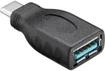 USB-C 3.0 Adapter, C Stecker - A Buchse, schwarz