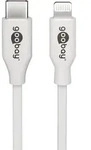 goobay Lightning USB Type C Kabel (MFi), wei&szlig; - L&auml;nge: 0,50 m