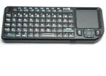 Mini Funk Tastatur mit Touchpad & Beleuchtung - schwarz, US Layout