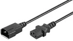 Netzkabel C13 Buchse - C14 Stecker 2,0m schwarz