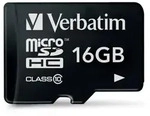 Verbatim microSDHC Class 10 Speicherkarte 16GB