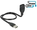 Shape USB 2.0 Hi-Speed Verl&auml;ngerungskabel A Stecker  A Buchse schwarz - L&auml;nge: