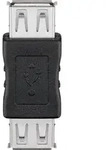 USB 2.0 Adapter / Verbinder, A Buchse - A Buchse, schwarz