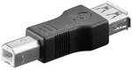USB 2.0 Hi-Speed Adapter A Buchse - B Stecker schwarz