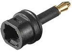 Adapter Toslinkkupplung - 3,5mm Mini Toslink-Stecker