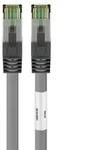 CAT 6A Patchkabel mit CAT 8.1 Rohkabel, S/FTP, LSZH, grau - L&auml;nge: 0,25 m