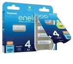Panasonic eneloop Akku NiMH AAA 800mAh + AA 2000mAh, 2 x 4er Blister