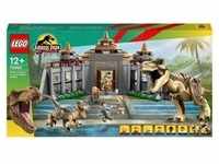Angriff des T. rex und des Raptors aufs Besucherzentrum