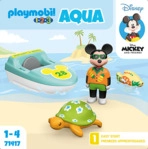 PLAYMOBIL 71417 1.2.3 & Disney: Mickys Bootstour Spielset, Mehrfarbig