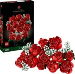 LEGO Botanicals 10328 Rosenstrau&szlig; Bausatz, Rot