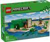 LEGO Minecraft 21254 Das Schildkrötenstrandhaus Bausatz, Mehrfarbig