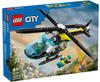 LEGO City 60405 Rettungshubschrauber Bausatz, Mehrfarbig