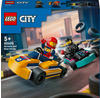 LEGO City 60400 Go-Karts mit Rennfahrern Bausatz, Mehrfarbig