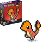 MEGA Pok&eacute;mon - Glumanda Pixel Bausatz, Rot