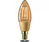 PHILIPS Smart LED 25W Kerzenform Filament Amber (TW) Einzelpack Glübirne 2000-5000