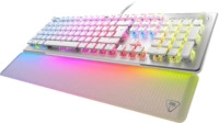 TURTLE BEACH Vulcan II Max, Linear, Gaming Tastatur, Mechanisch, Kabelgebunden, Wei&szlig;