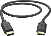 HAMA USB-Typ-C, Ladekabel, 0,5 m, Schwarz