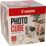 CANON PP-201 5X5 Fotopapier - 40 Blatt Fotopapier, Photo Cube und Frame