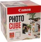 CANON PP-201 5X5 Fotopapier - 40 Blatt Fotopapier, Photo Cube und Frame
