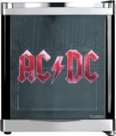 CUBES CC 202 E ACDC K&uuml;hlschrank (48 l, E, 510 mm hoch, Schwarz / Rot)