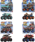 HOT WHEELS HWN86 Hot Wheels Monster Trucks Big Rigs Sortiment 4fach Spielzeugauto