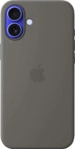 APPLE Silikon Case mit MagSafe, Backcover, Apple, iPhone 16 Plus , Steingrau