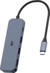 ISY IAD-1032 5-in-1 USB-C Multiport Adapter, Silber