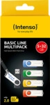 INTENSO USB-Stick 5er Pack Speicherstick, 32 GB, 28 MB/s, Bunt