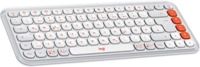 LOGITECH POP Icon Keys, Tastatur, kabellos, OFF WHITE