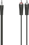 HAMA 3.5-mm-Klinken-Stecker auf 2 Cinch-Stecker, Audio-Kabel, 1,5 m