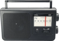 OK. ORF 250 Tragbares Radio, FM, Schwarz