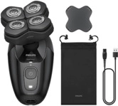 PHILIPS HS5980/15 Head Shaver Pro 5000 Series, Kopfrasierer Schwarz