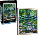 LEGO ART 31220 Claude Monet &ndash; Br&uuml;cke &uuml;ber einen Seerosenteich Bausatz, Mehrfarbig