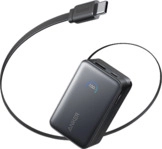 ANKER Nano (10K, 45W, Integriertes herausziehbares USB-C Kabel) Powerbank 10000...