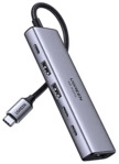 UGREEN USB-C to HDMI+2x USB-A 3.2+2x 3.2+PD 4K@60 Hub Hub, Grau