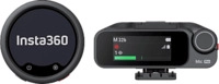 INSTA360 Mic Pro Mikrofon, 1 Sender + Empf&auml;nger, Graphite Black