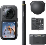INSTA360 X6 Essentials Bundle (Midnight Black) 360&deg;-Actioncam , WLAN, Touchscreen
