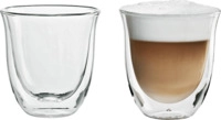DELONGHI Thermoglas 2erSet DLSC311 Cappuccinogl&auml;ser Transparent