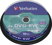 VERBATIM 43552 DVD-RW SERL Rohling