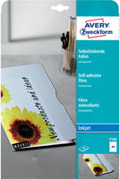 AVERY ZWECKFORM 2500, einseitig beschichtet, Transparente Klebefolien 210 x 297 mm A4