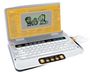 VTECH Schulstart Laptop E Kinderlerncomputer, Orange/Grau