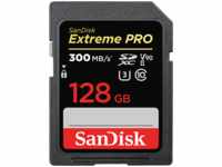 SANDISK Extreme PRO® UHS-II, SDXC Speicherkarte, 128 GB, 300 MB/s