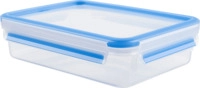EMSA 508542 Clip & Close 1.2 Liter Frischhaltedose Transparent/Blau
