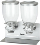 BARTSCHER 500378 2-fach Cerealienspender Silber/Transparent